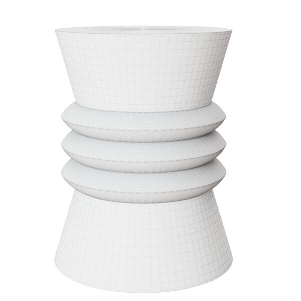 Zulu-Stool-3-Rings-Mesh-3DModel-by-KrievoStore